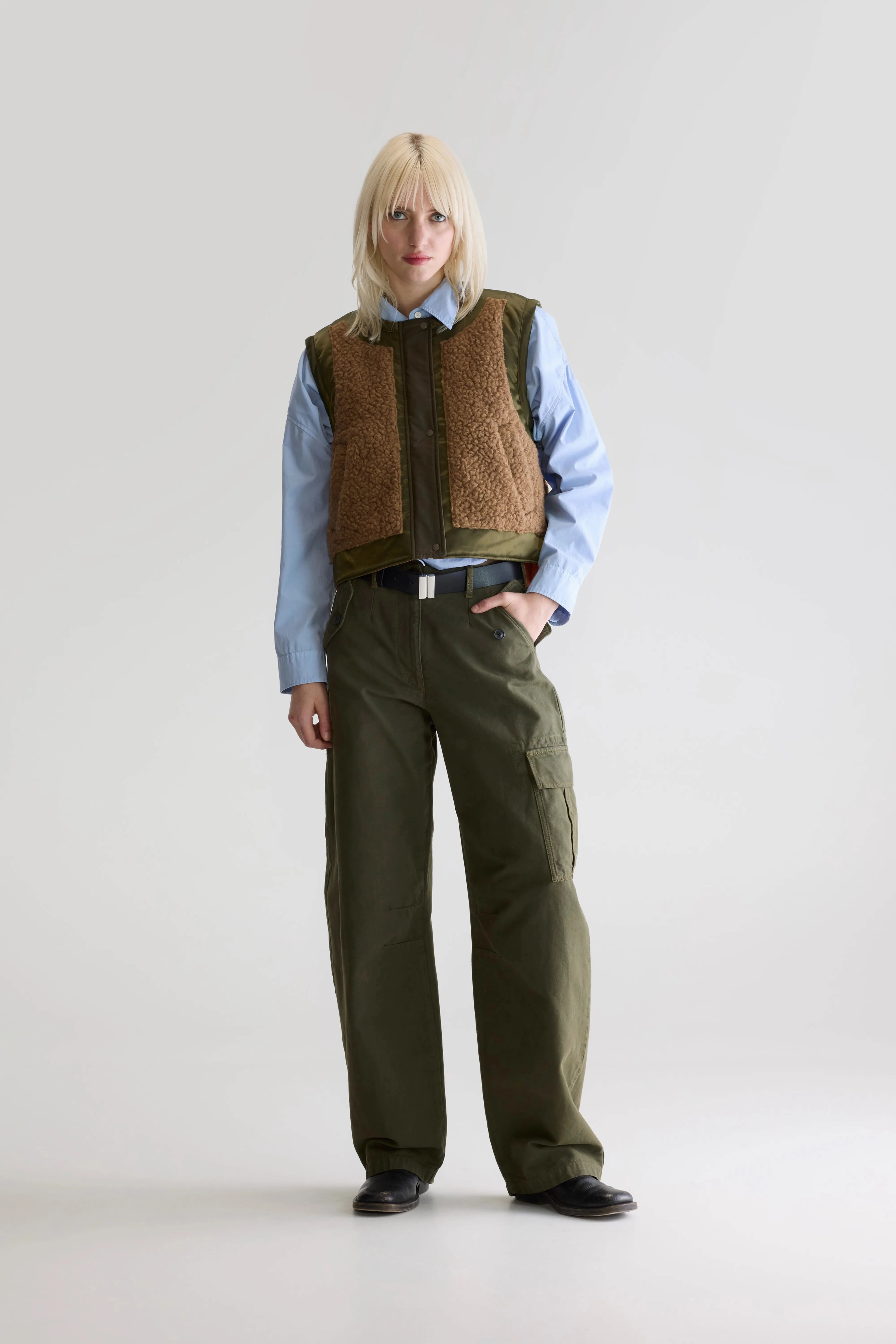 Draft Block Jensa sleeveless jacket (252 / W / COMBO A)