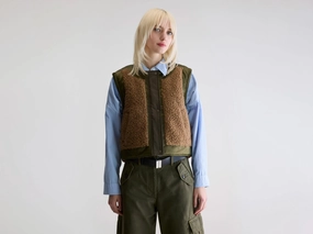 Jensa sleeveless jacket (252 / W / COMBO A) Micro Perforated Panels Eco Friendly Construction