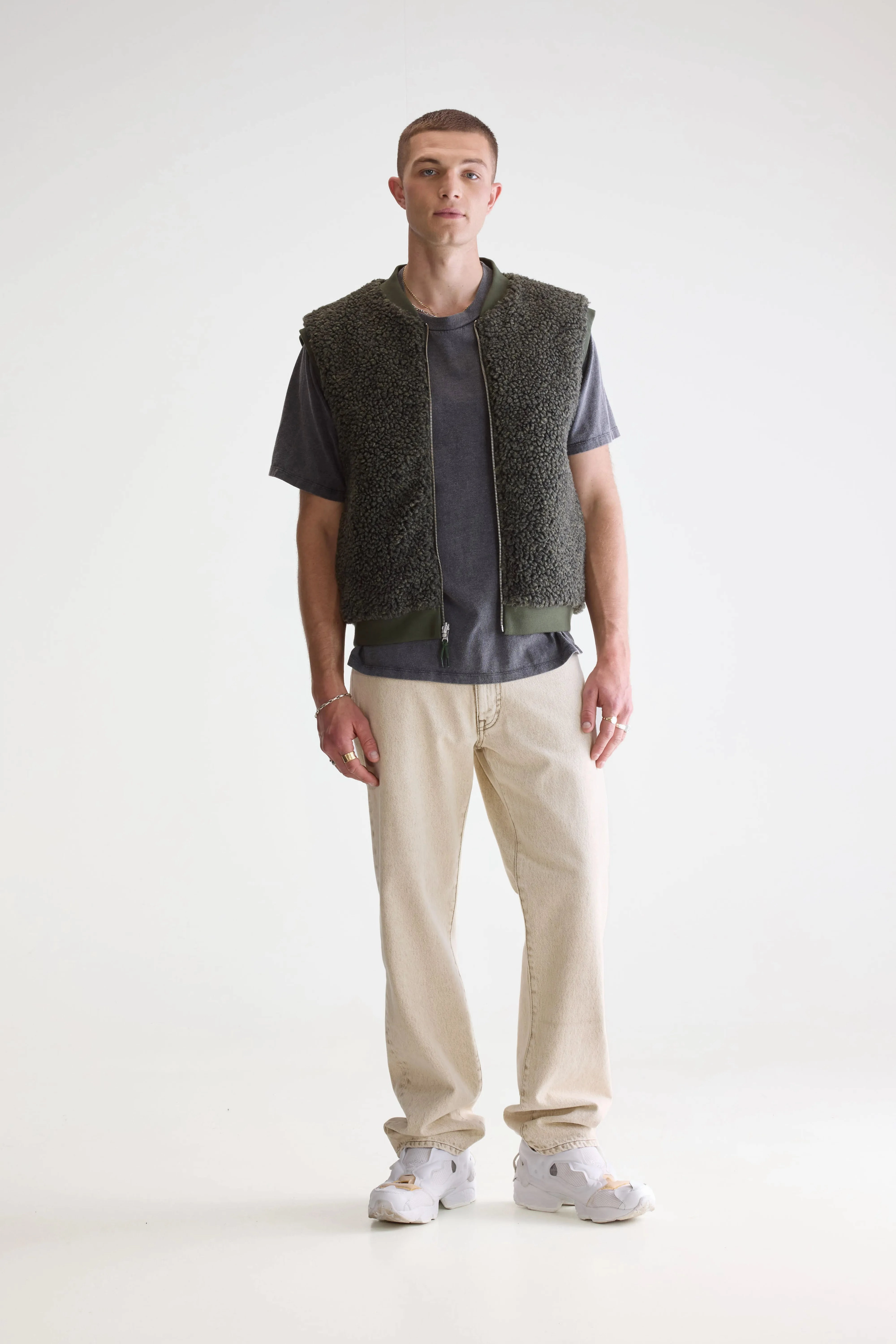 Jocko bodywarmer (252 / M / DARK OLIVE) Abrasion Resistant Fabric Soft Lined Interior