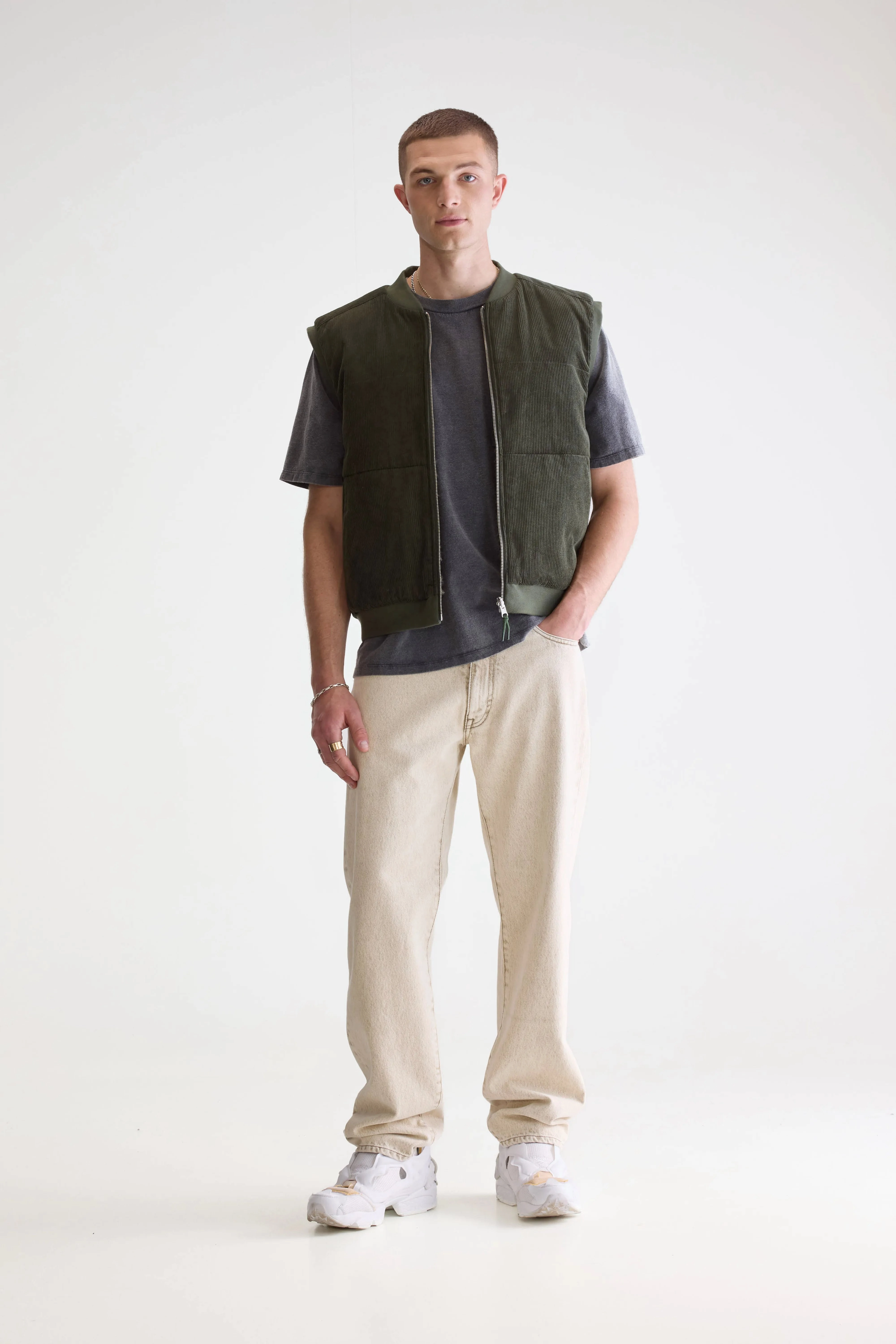 Durable Water Repellent Jocko bodywarmer (252 / M / DARK OLIVE)