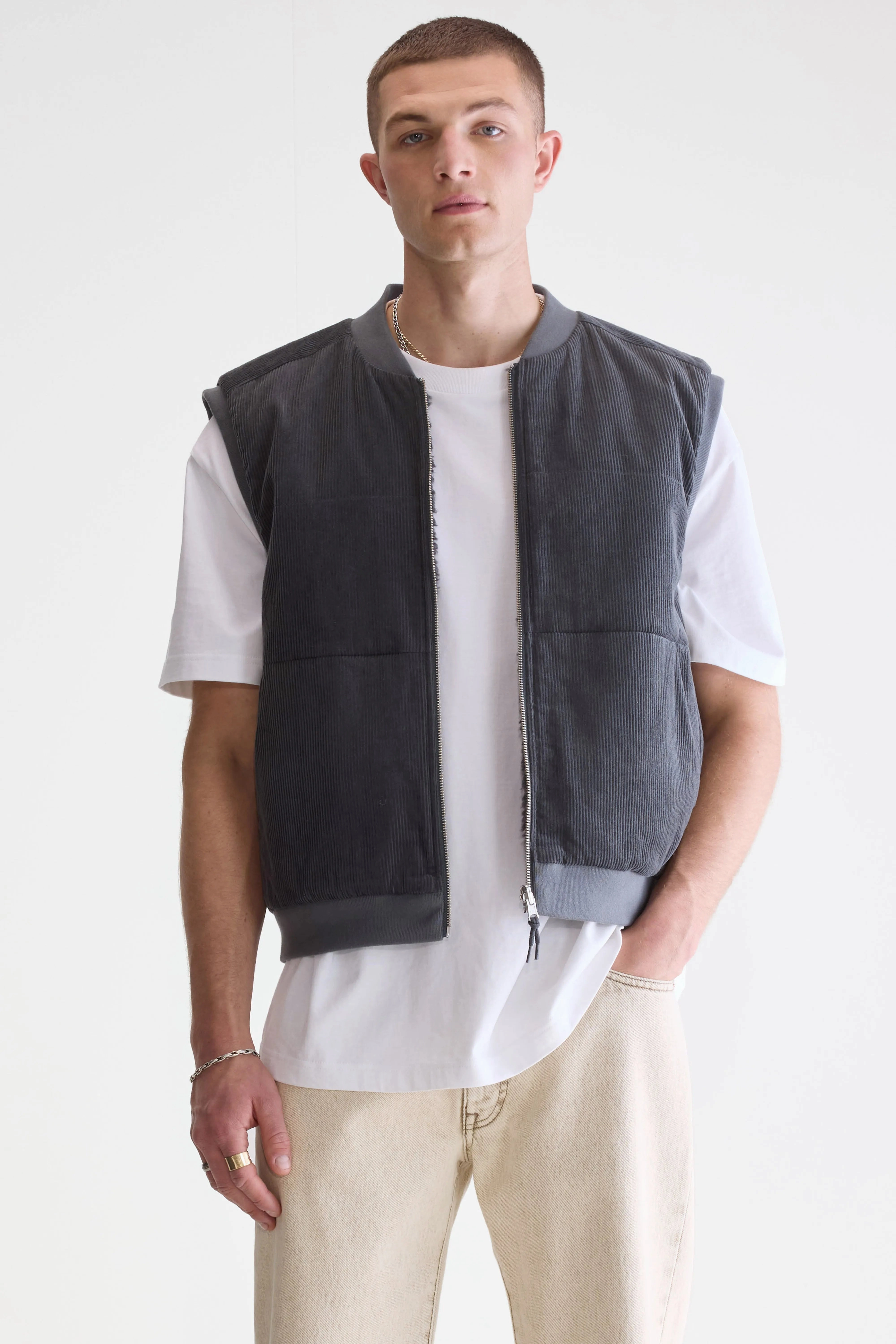 Jocko bodywarmer (252 / M / ELEPHANT) Stylish Comfort