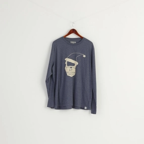 Bold colors Abrasion Resistant Fabric Joules Men XL Shirt Blue Cotton Inspired By Jaunts Long Sleeve Stretch Top