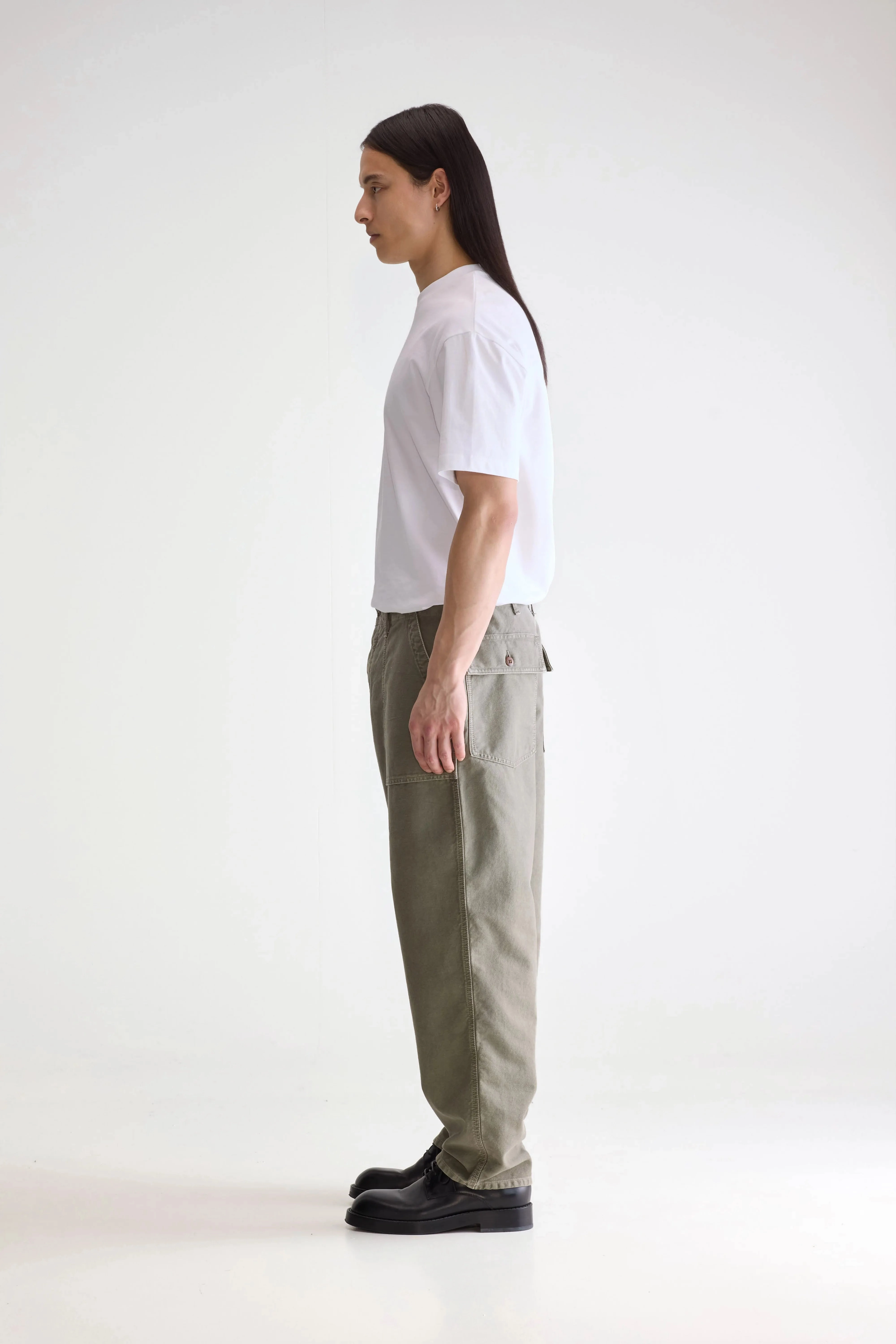 Soft Comfort Modular Attachment Kargo cropped cargo trousers (252 / M / DUSTY OLIVE)