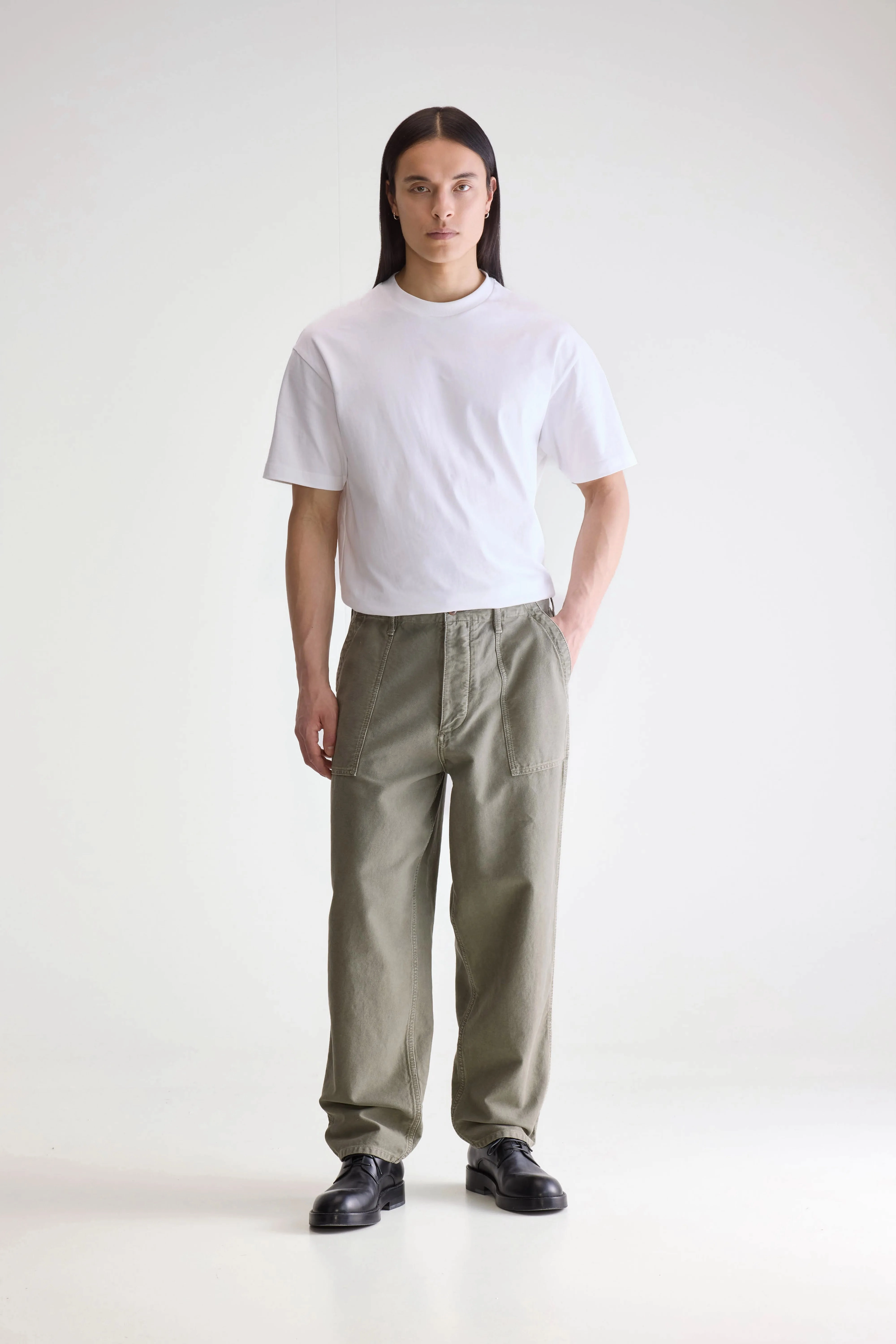 Cozy Look Quick Move Kargo cropped cargo trousers (252 / M / DUSTY OLIVE)