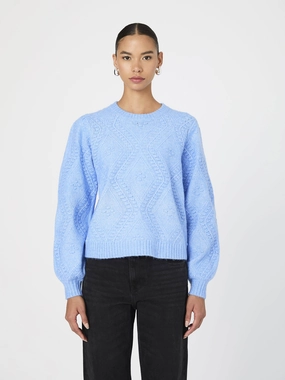 Relaxed Armhole Fit Zero Waste Knitting Technique Kitty Bobble Sweater