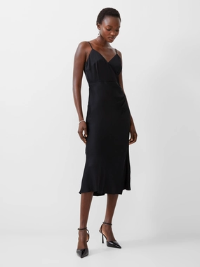 Ennis Satin Slip Midi Dress budget-friendly