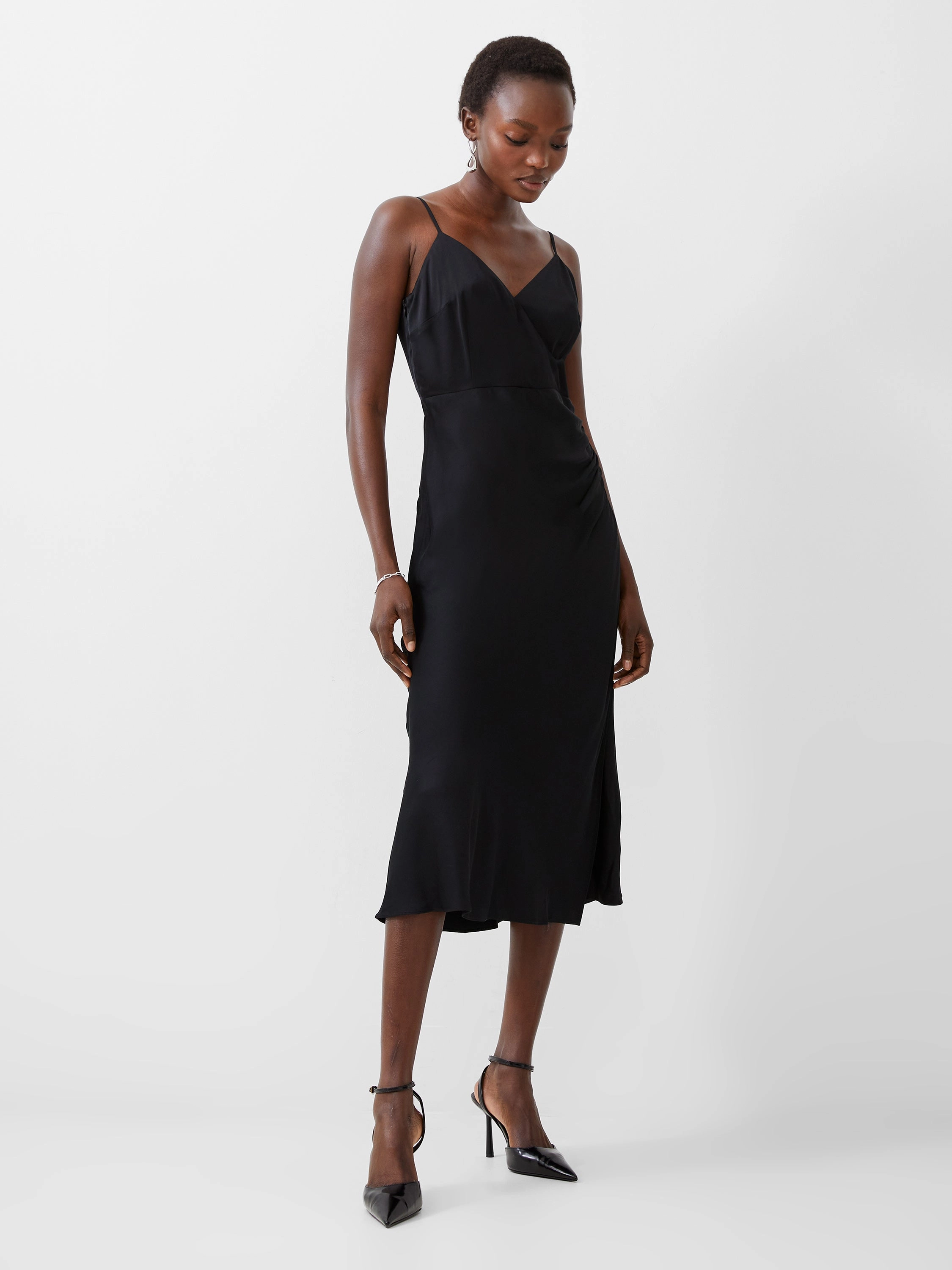 Ennis Satin Slip Midi Dress budget-friendly