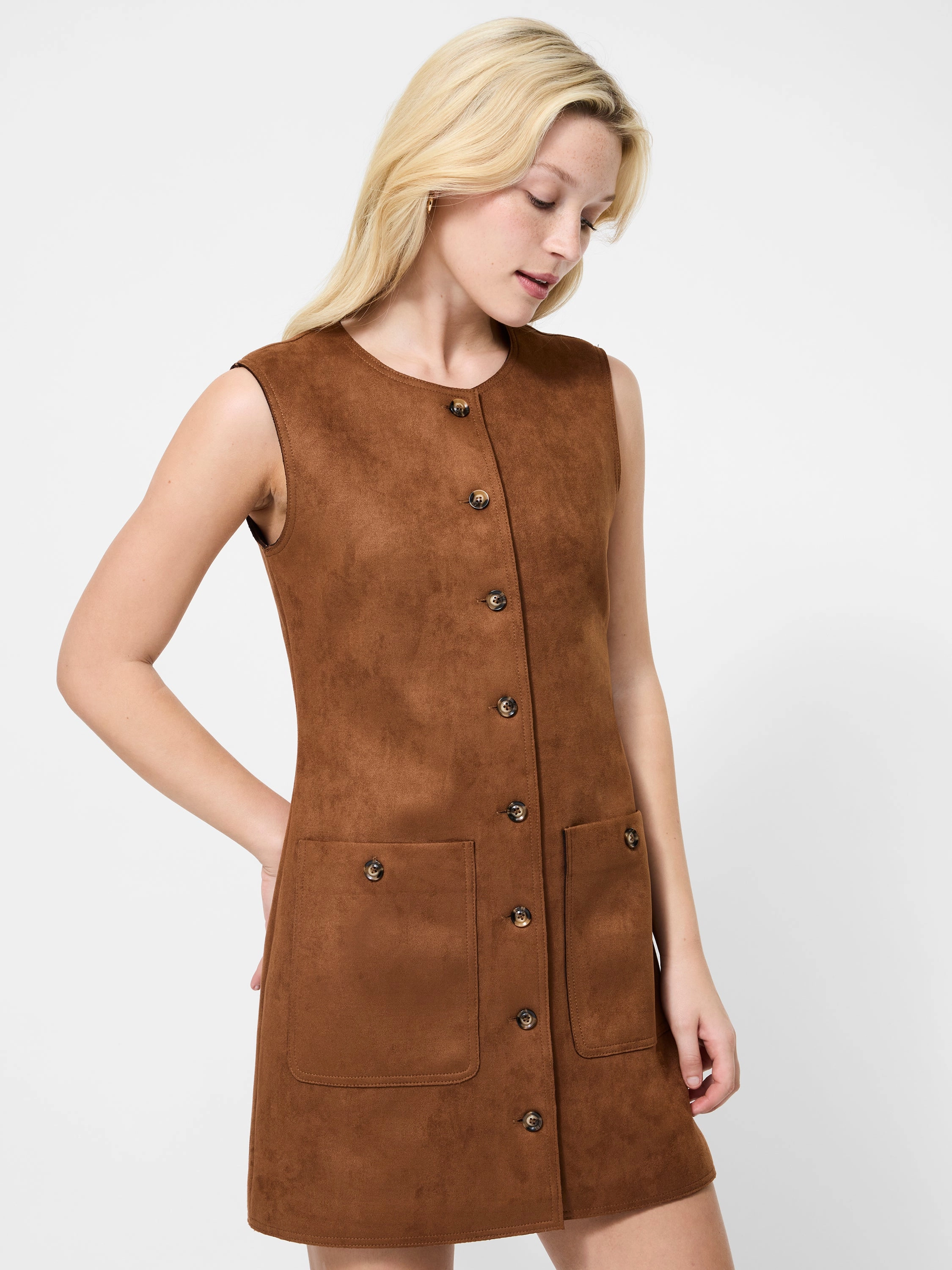 Easy Look Lany Suedette Dress