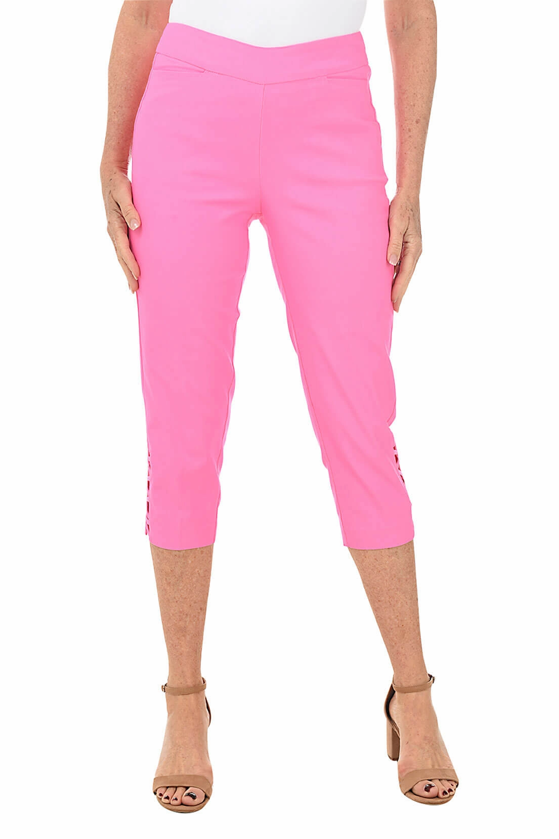 FlexibleMobility Comfort waistband Lattice Crop Pant