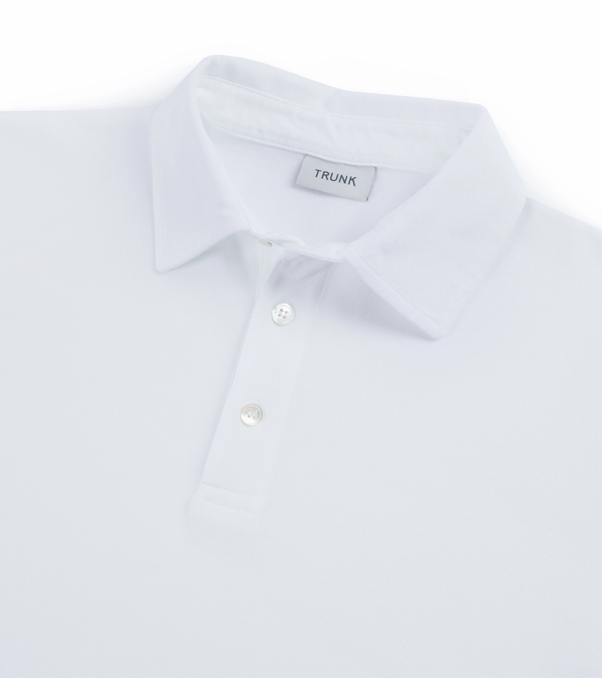 Dress Up Or Down Golf Apparel Trunk Moxon Short Sleeve Polo Shirt: White