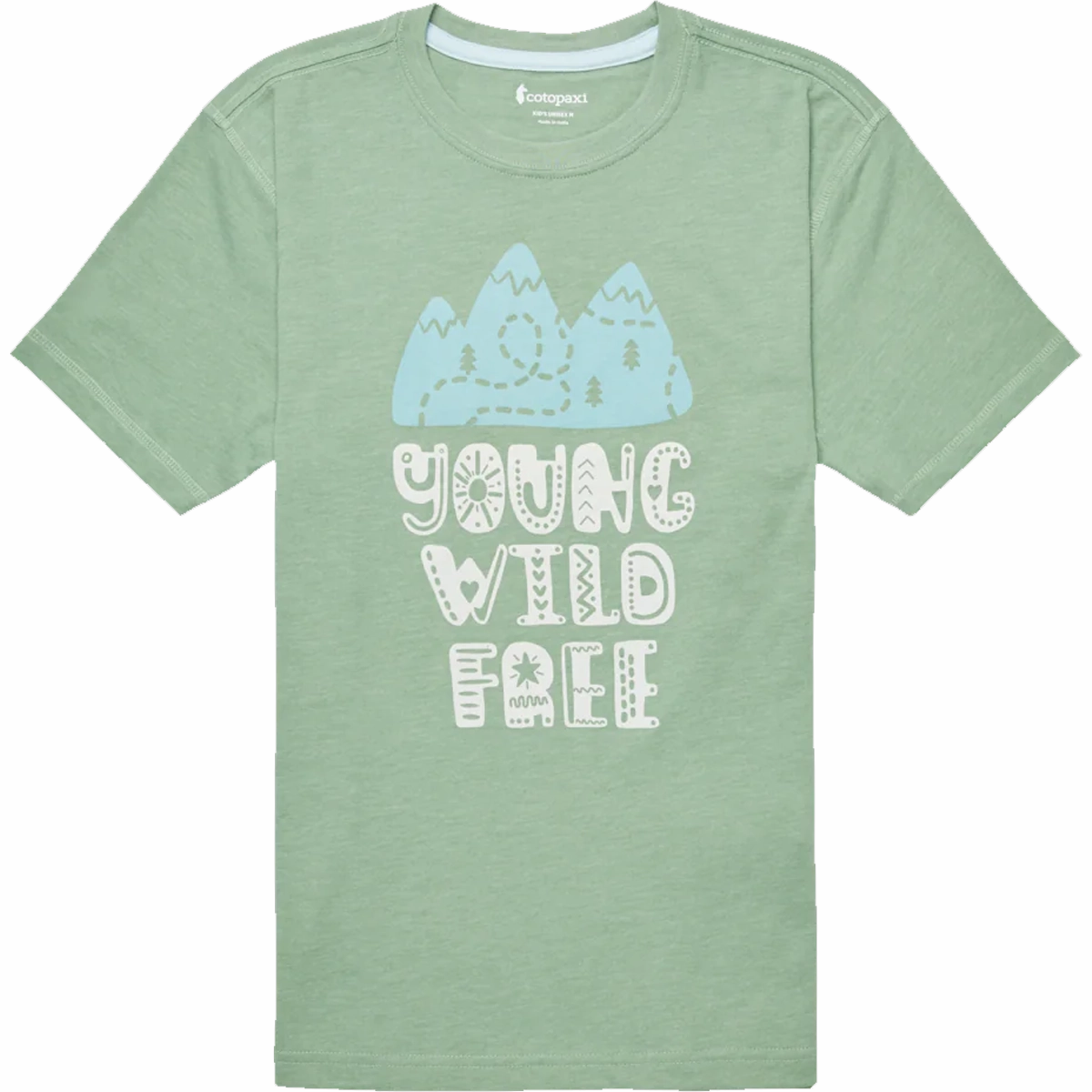 Youth Be Free Organic T Shirt Flexible Neckline