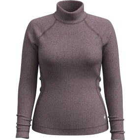 Timeless Relaxed Women's Thermal Merino Rib Turtleneck