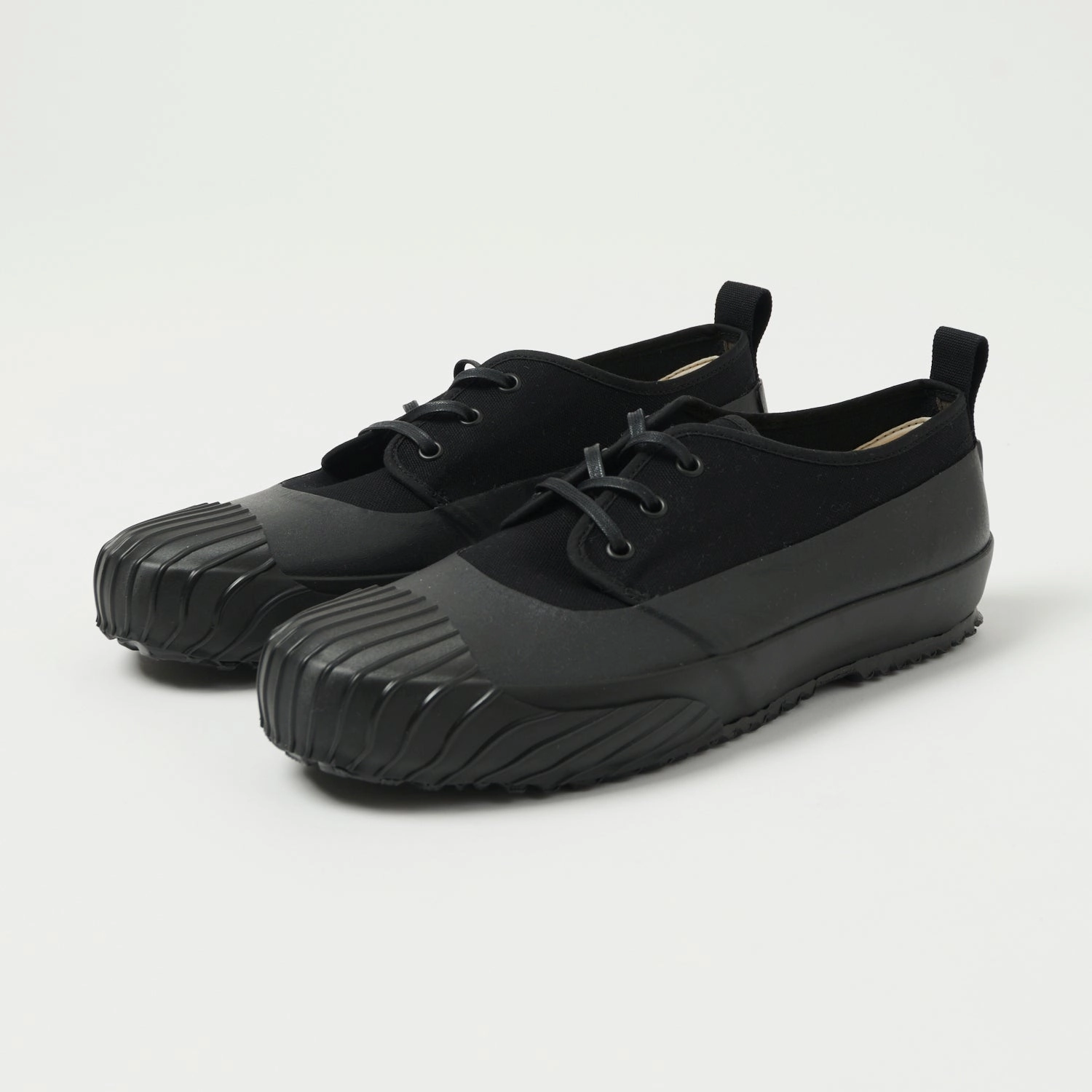 Moonstar 'Alweather' Rubber Covered Sneaker - Black Pull Tab