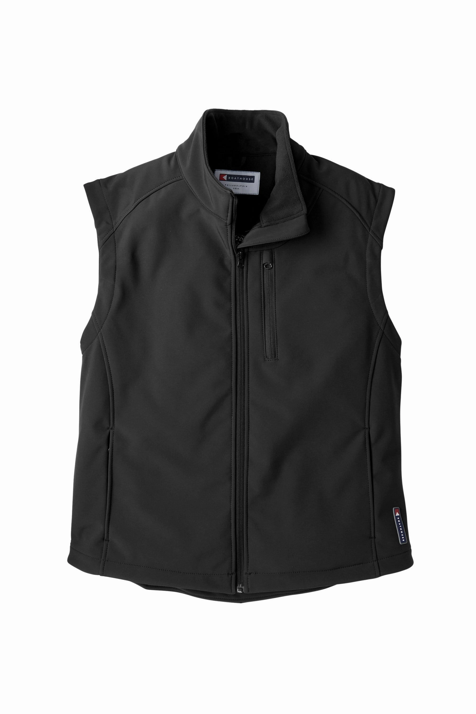 Smooth Zipper Glides Sporty Casual BOATHOUSE Men's Equinox Soft Shell Vest
