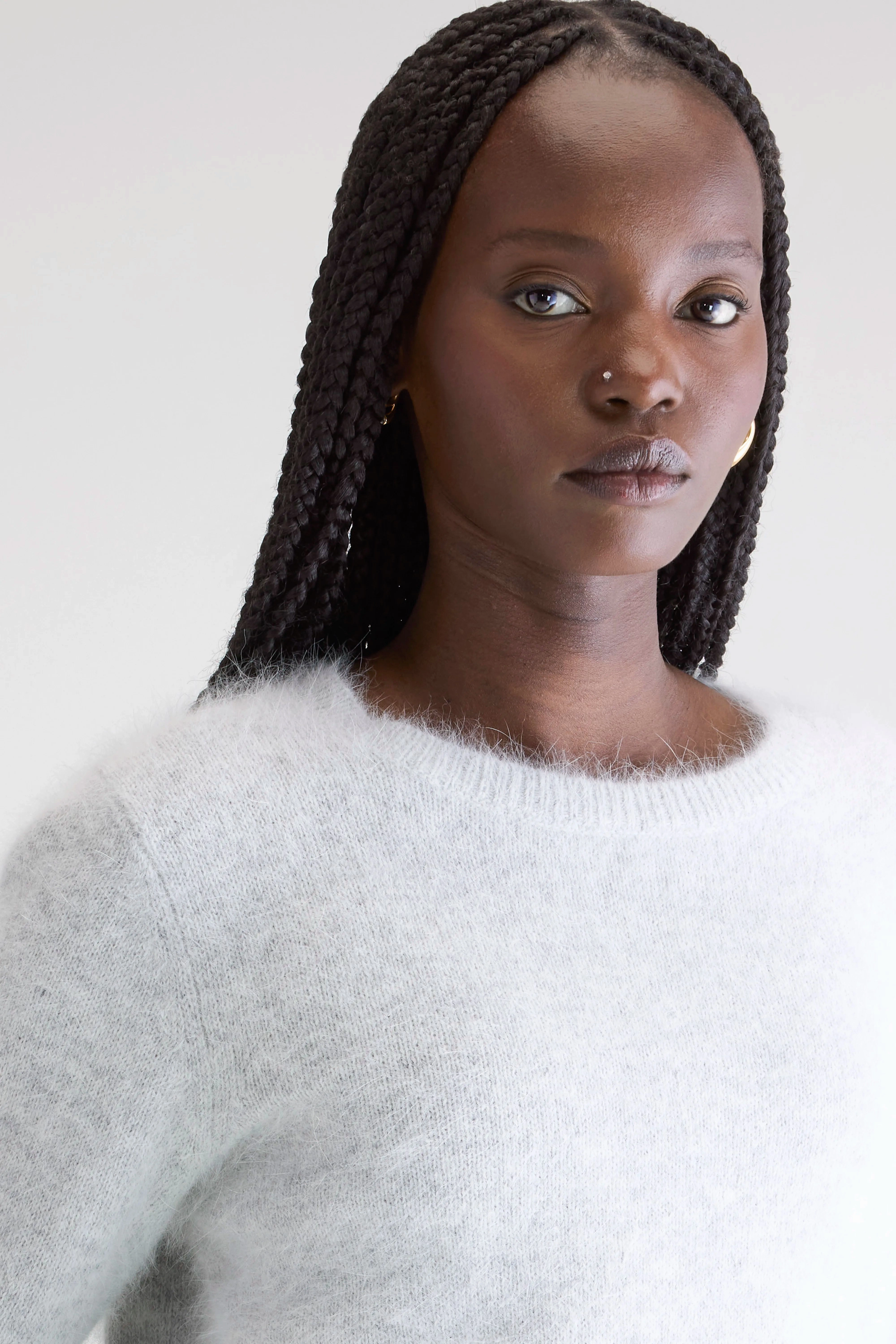 Temperature Regulating Datti angora-blend sweater (252 / W / BIRCH)