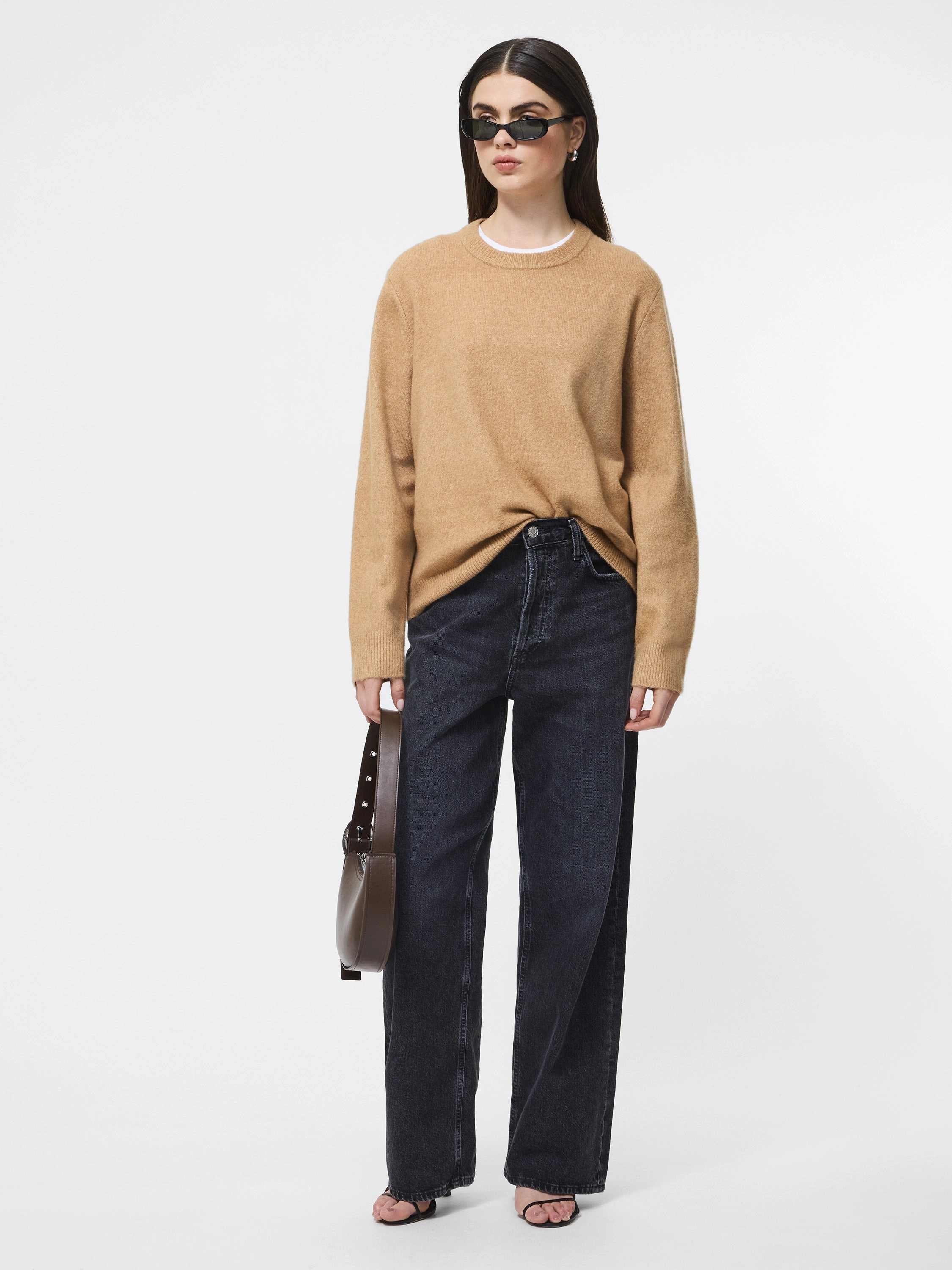 Subtle Elegance FourWay Stretch Emilia Knit Boyfriend Sweater
