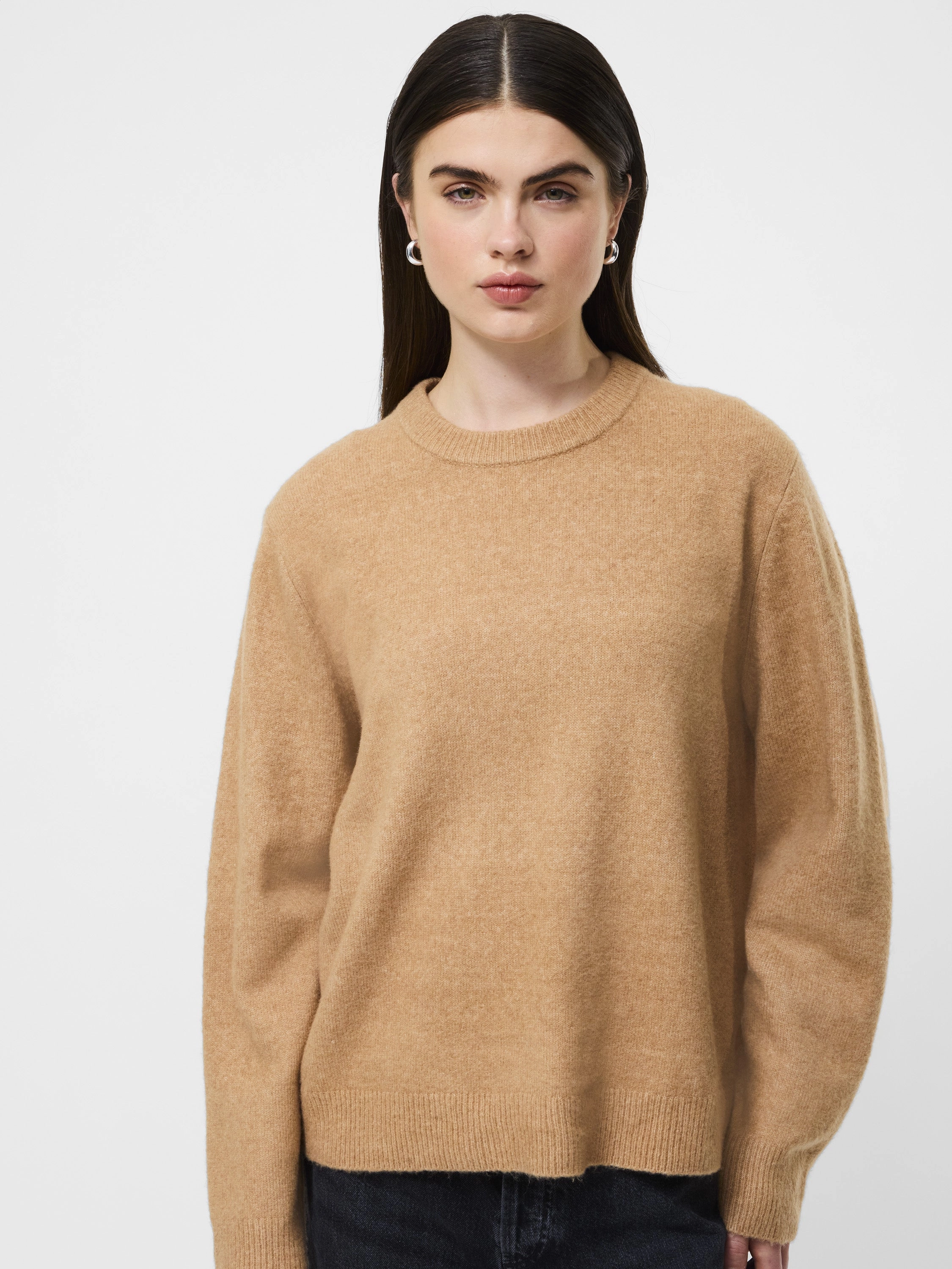 Emilia Knit Boyfriend Sweater Street Style