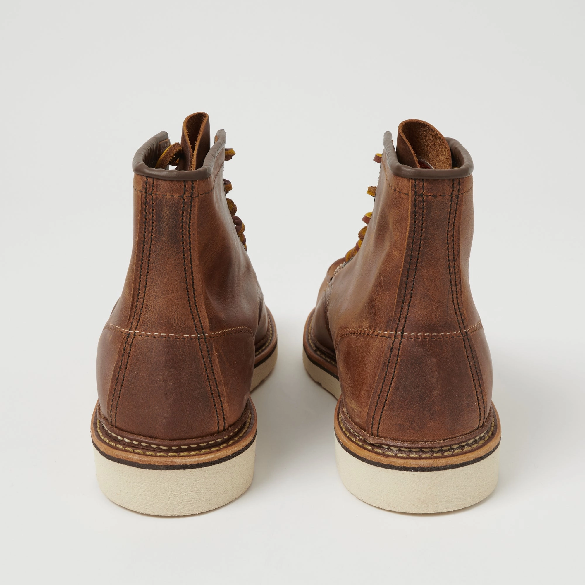 Cozy Daily Red Wing 1907 6" Classic Moc Toe Boots - Copper Rough & Tough