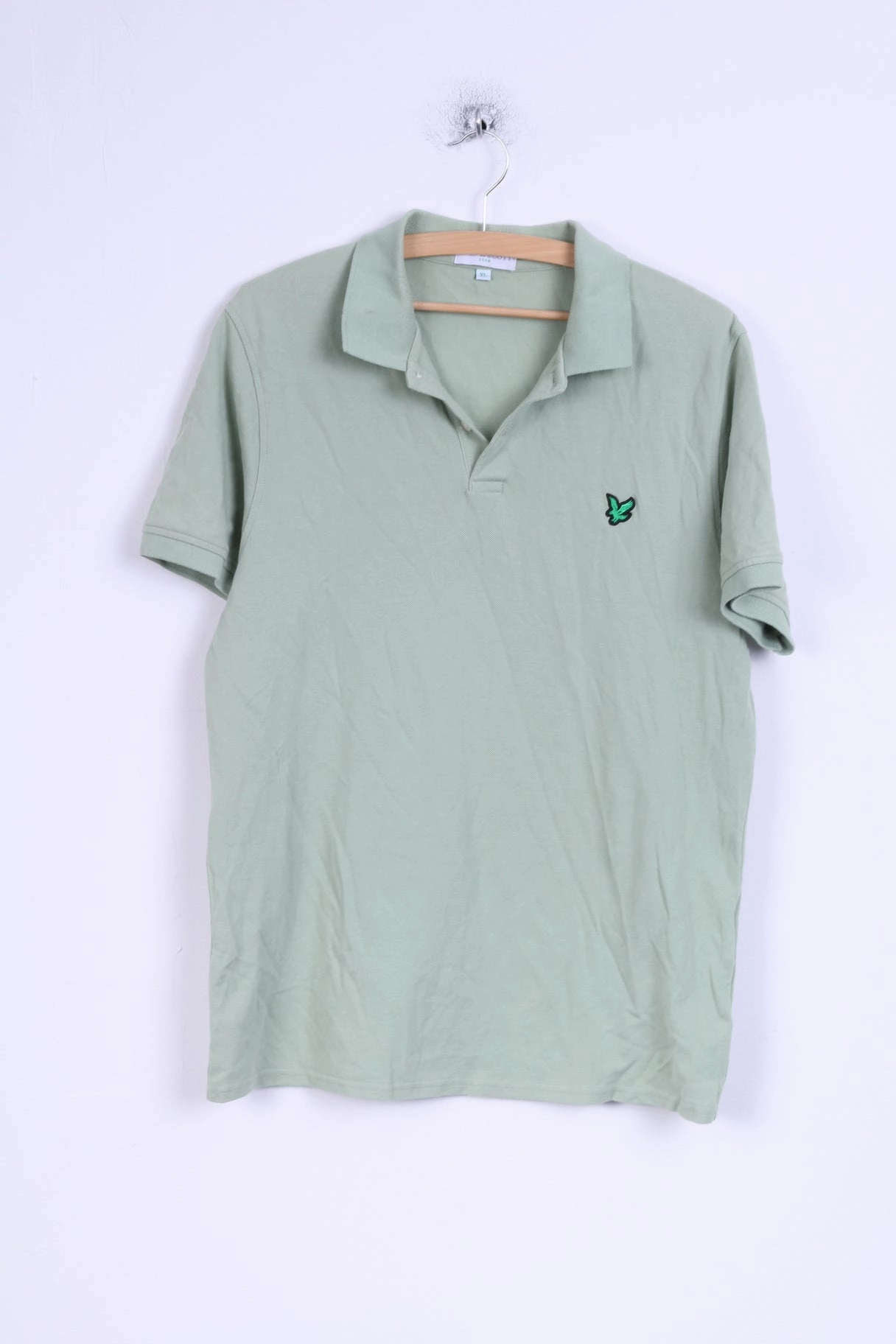 Lyle & Scott Club Mens XL Polo Shirt Cotton Mins Detailed Buttons Stretch Chill Mode Fit