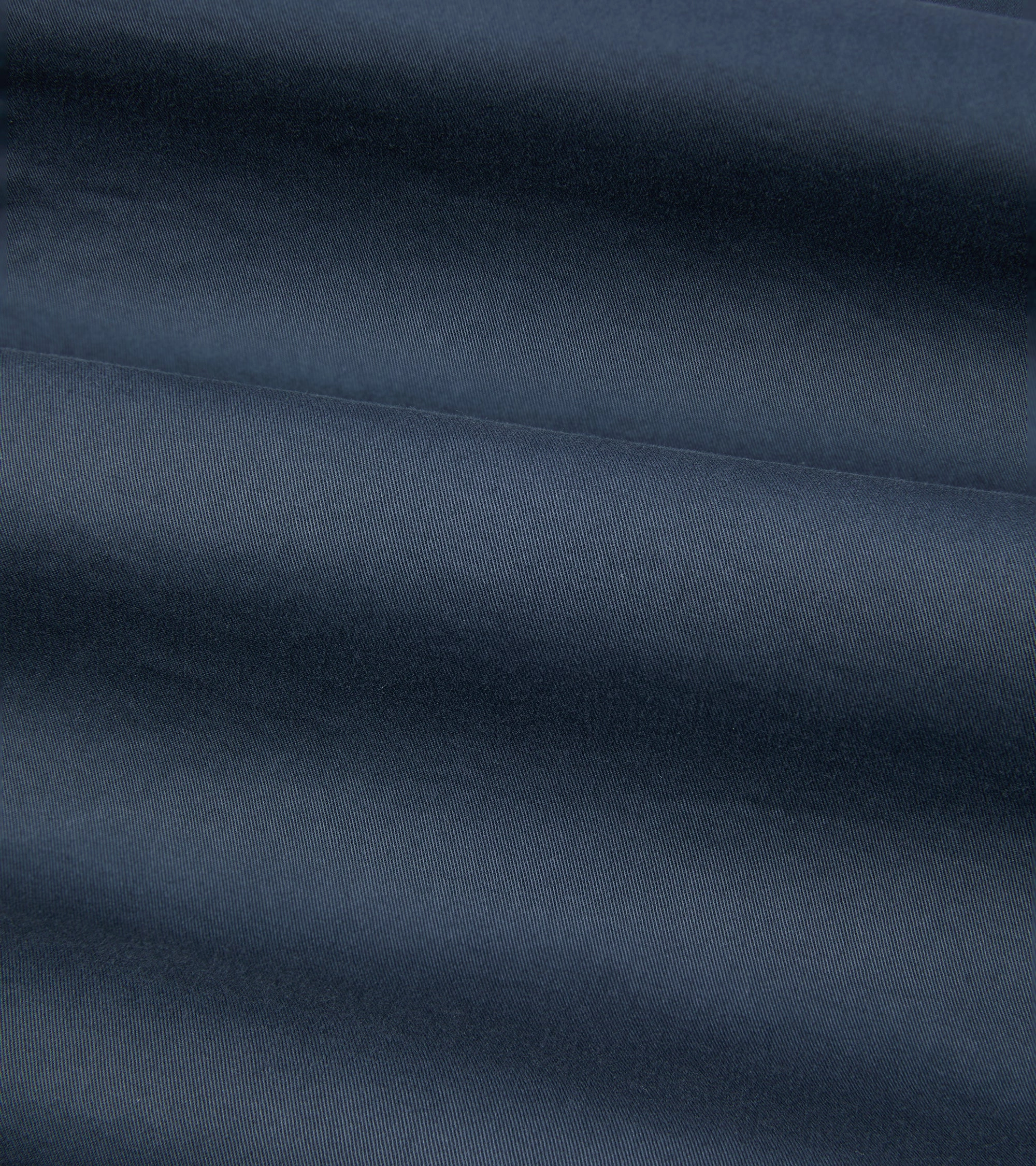 Barena Visal Trevo Cotton Twill Shirt Jacket: Navy Matte Surface Texture