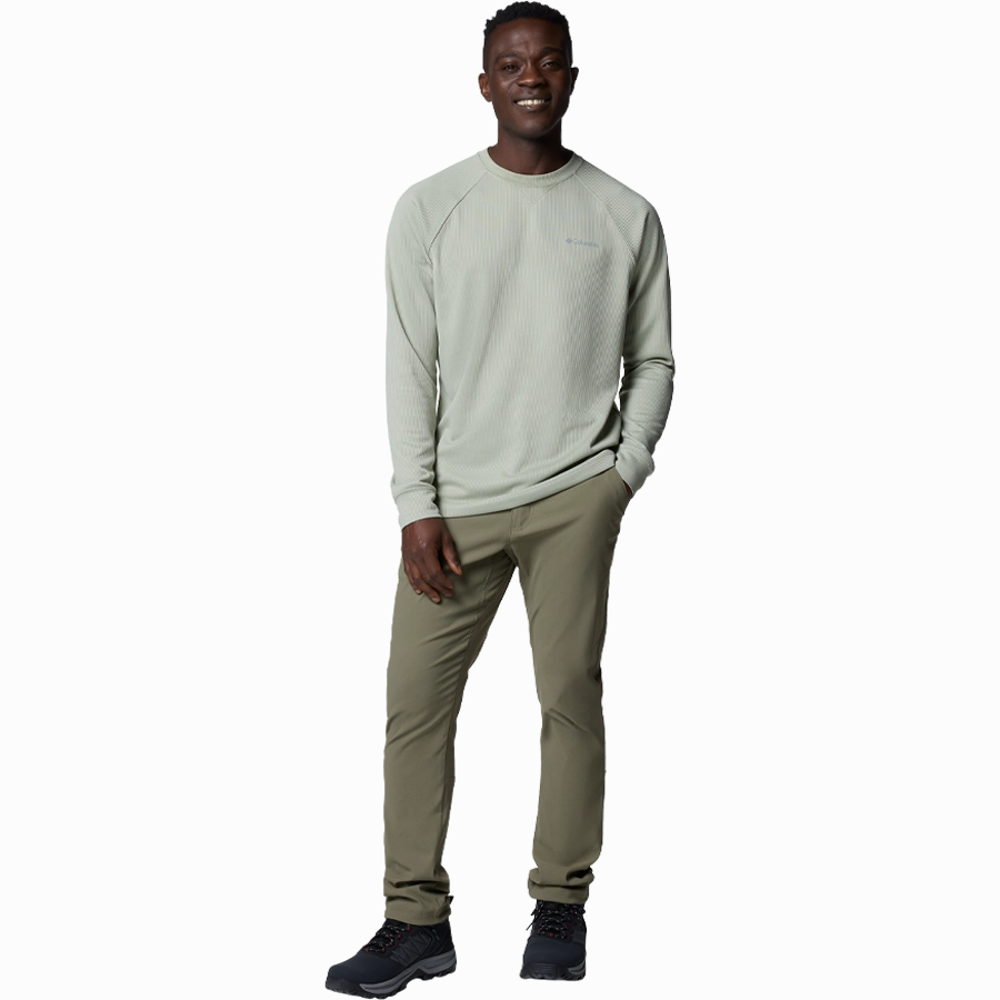 Breath Fit Casual Essentials Men's Black Mesa Woven Pant