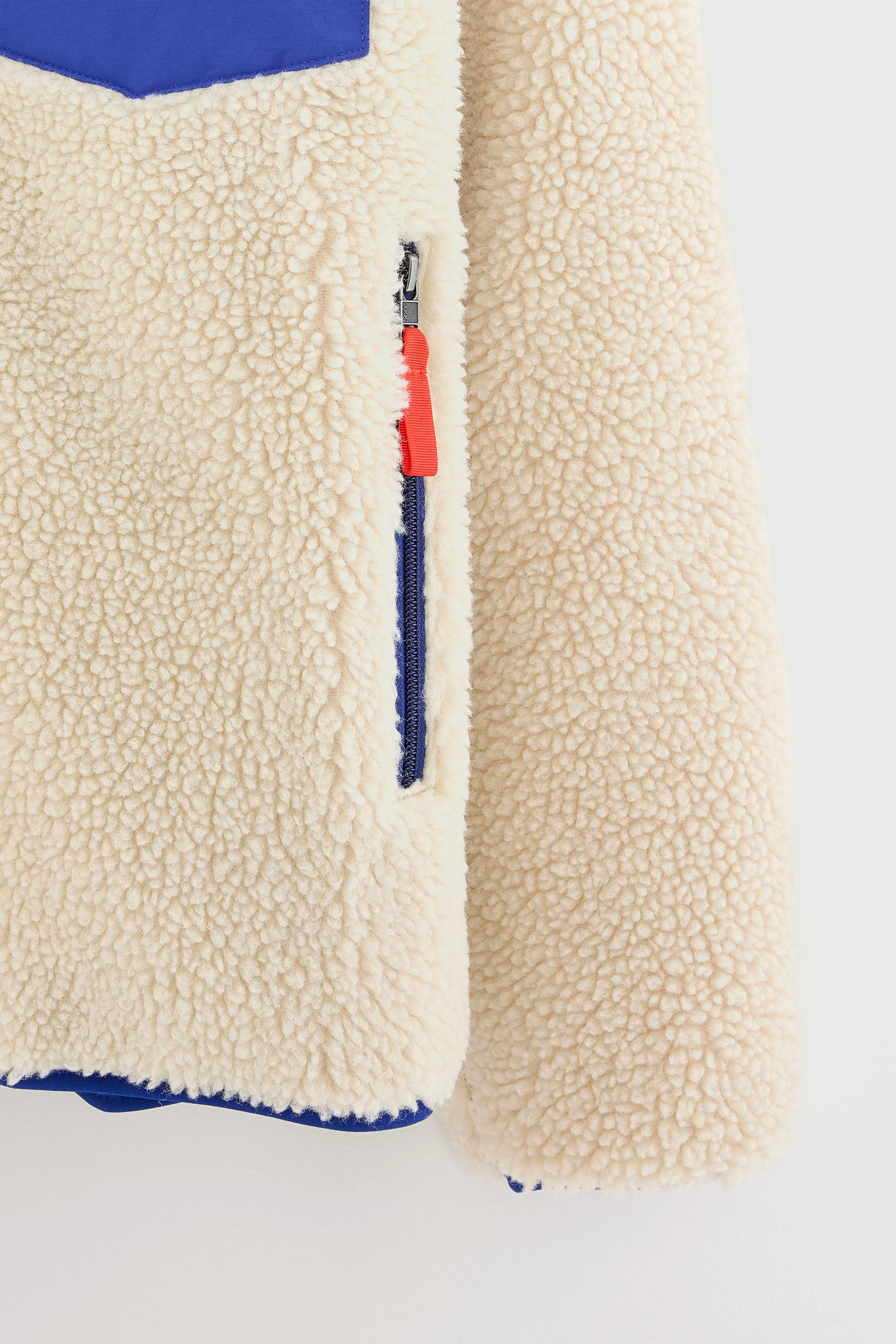 SlimSilhouette No Collar Men's Classic Retro-X Fleece Jacket  (252 / M / BEIGE)