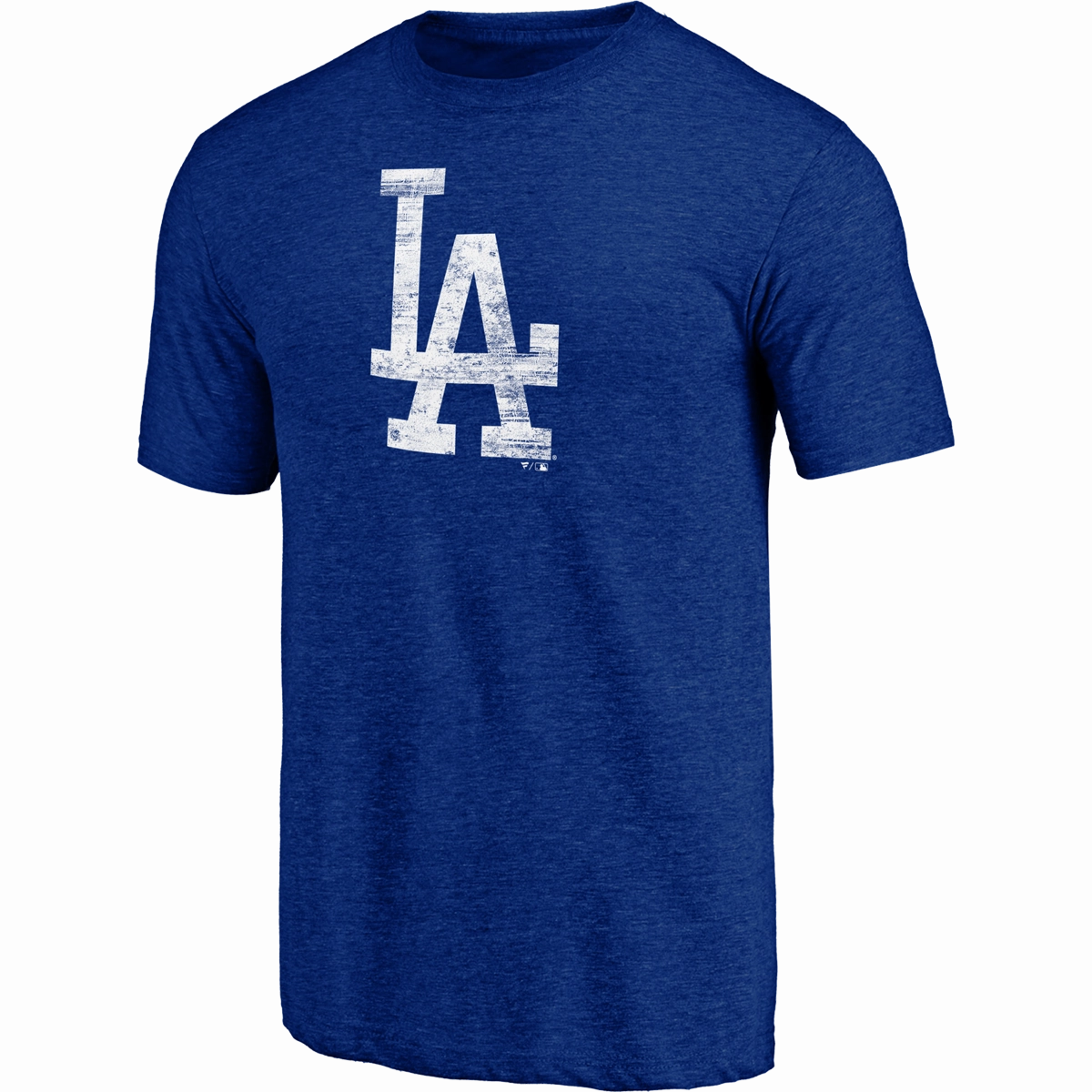 Holiday Outfit Chic Vibes Men's Dodgers Triblend Logo Short Sleeve