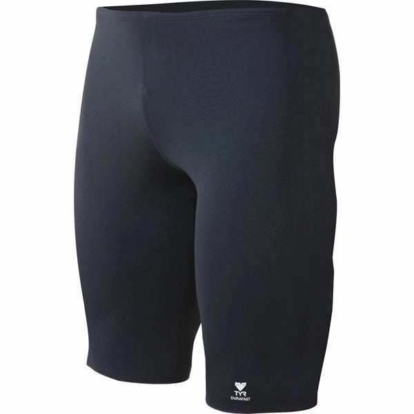 Men's Durafast Elite Solid Jammer - Black Fashionable Look Coastal Charm