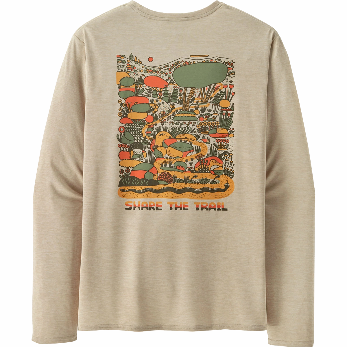 Men's Long-Sleeved Capilene Cool Daily Graphic Shirt - Lands Specialty Store