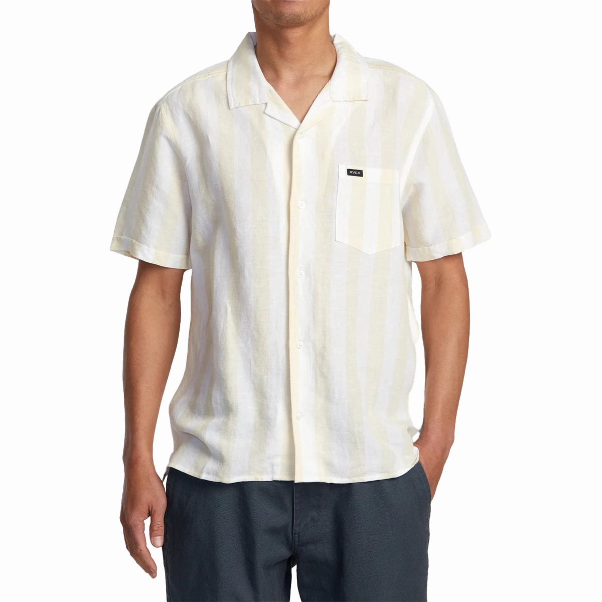 Men's Love Stripe Short Sleeve Comfy Stretch Fit