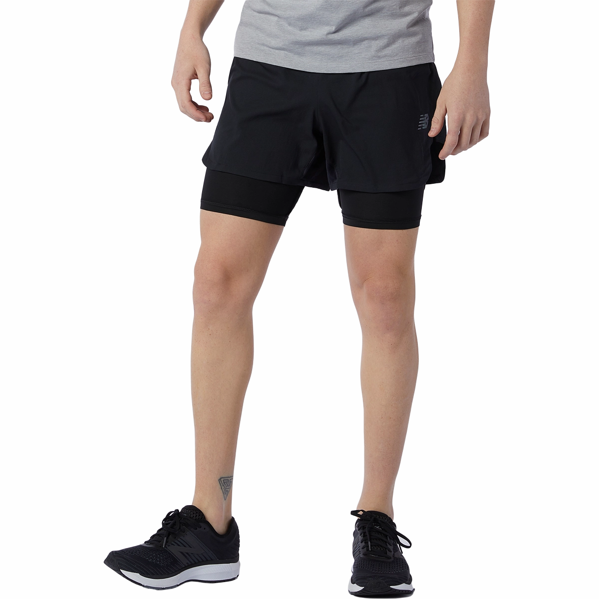 cricket Men's Q Speed 2-in-1 Short 5"