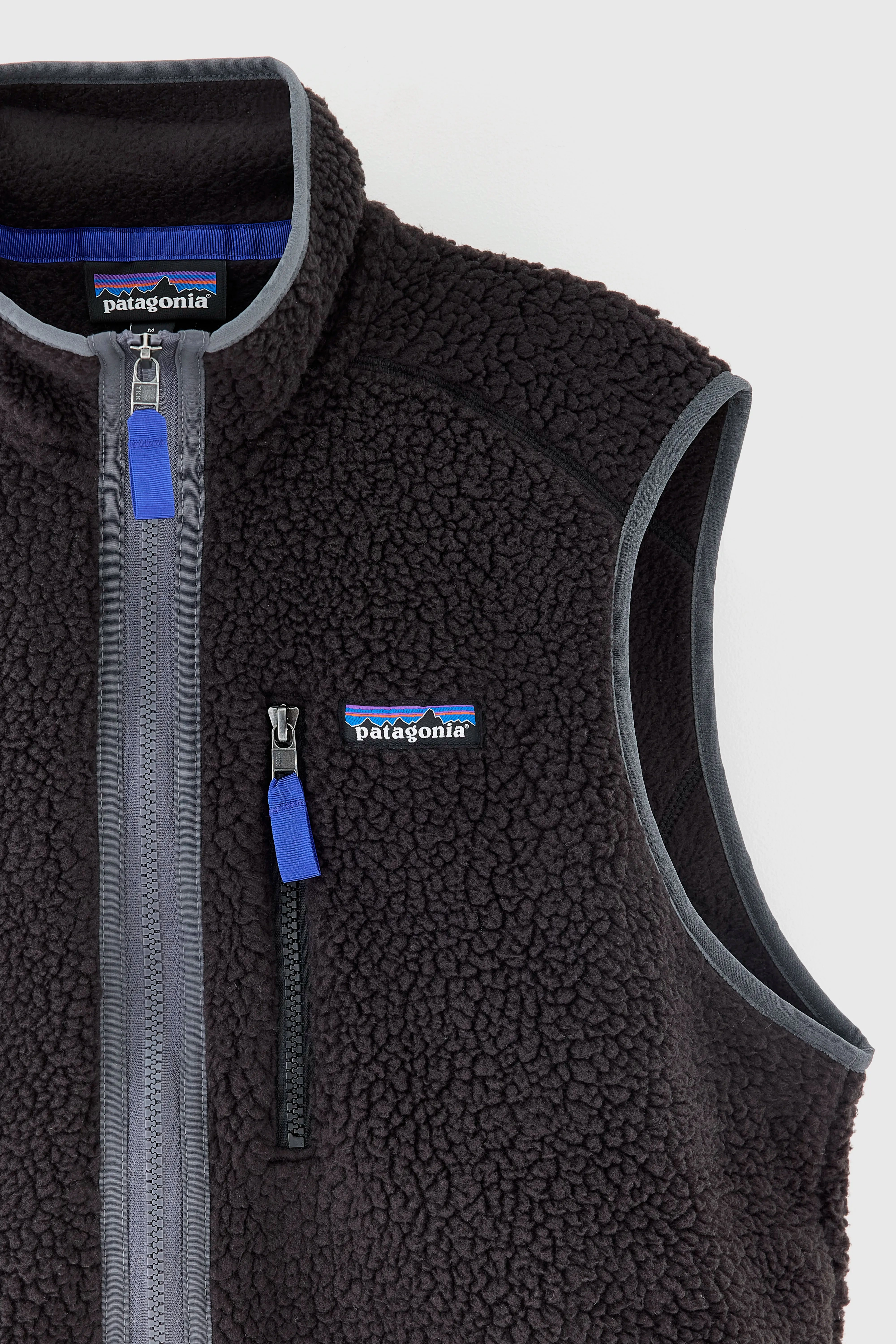 Winter Layering Piece clean design Men's Retro Pile Fleece Vest  (252 / M / BLACK)