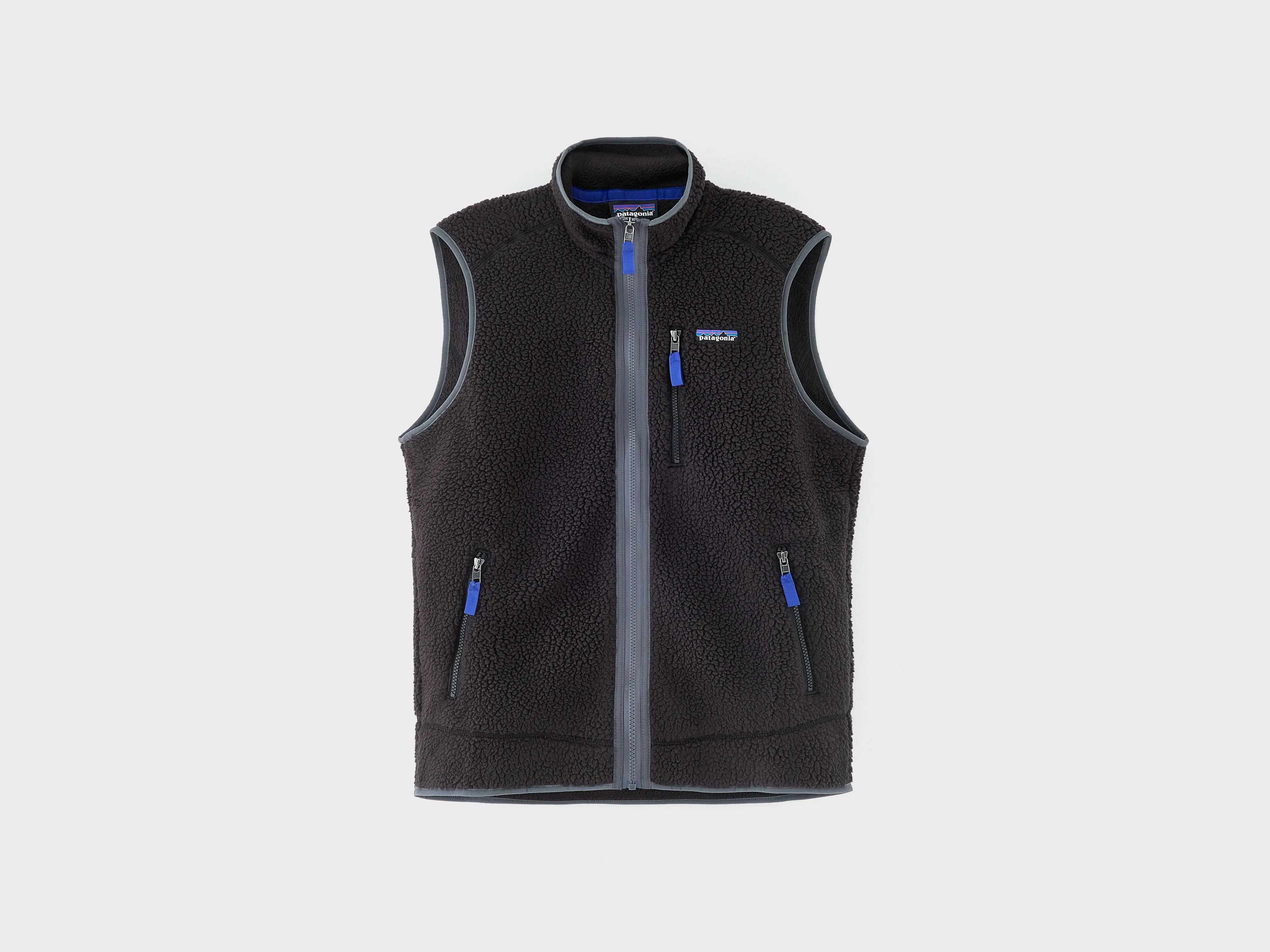 ConvertibleCollar Men's Retro Pile Fleece Vest  (252 / M / BLACK)