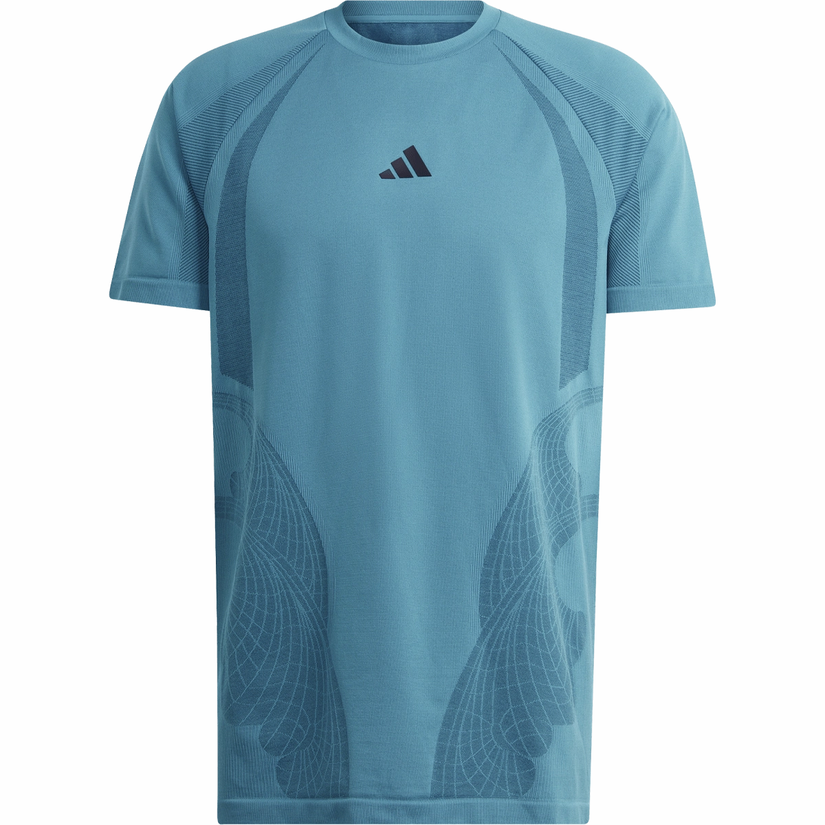 Minimalist Stitching Chic Cut Men's Seamless Tee