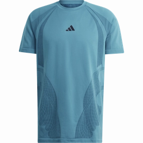 Minimalist Stitching Chic Cut Men's Seamless Tee