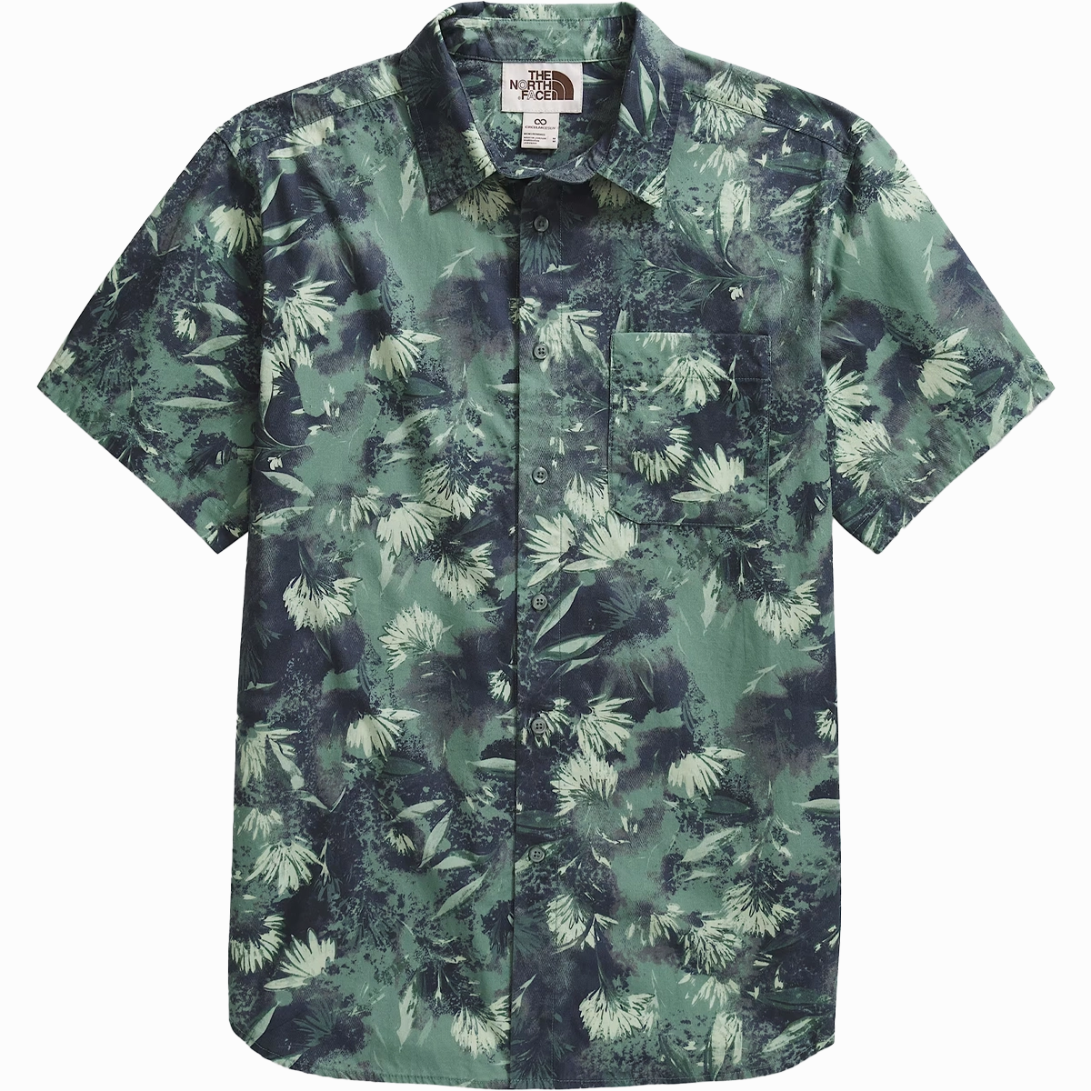 Holiday Outfit Style Heathered Fabric Men's Short Sleeve Baytrail Pattern Shirt