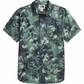 Men's Short Sleeve Baytrail Pattern Shirt Cozy Feeling Cotton Blend