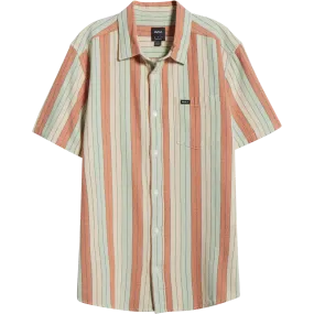 Fit For All Fashionable Men's Alvarado Stripe Short Sleeve
