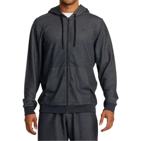 Men's Cable Waffle Zip Hood Comfy Outerwear