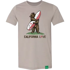 Non Fading Material Sporty Look Wear Men's Calfornia Love Tee
