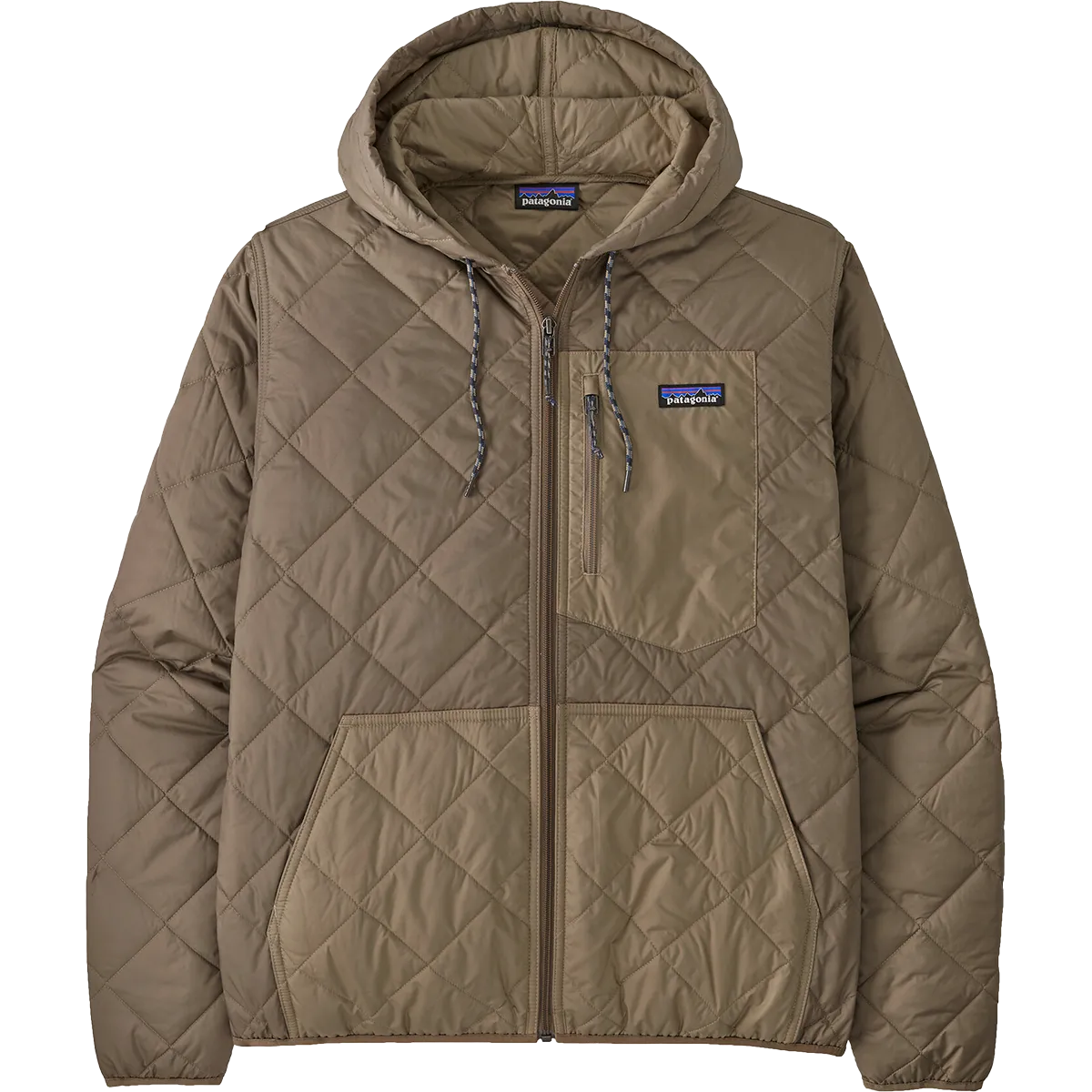 Alternative Men's Diamond Quilt Bomber Hoody