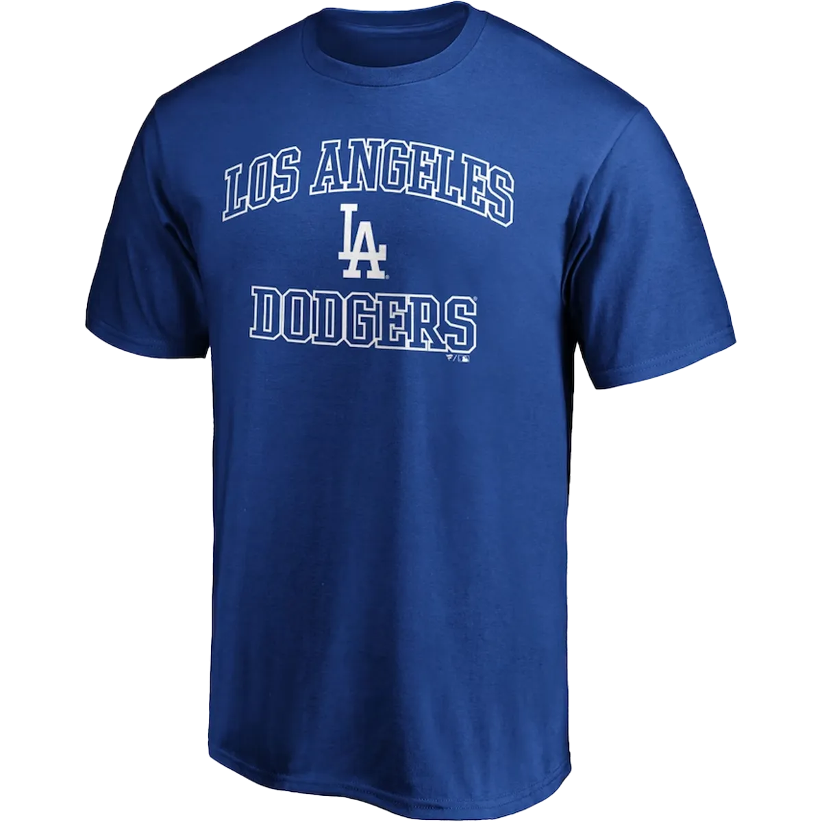 Formal Occasion Easy Care Material Men's Dodgers Cotton Heart and Soul Short Sleeve