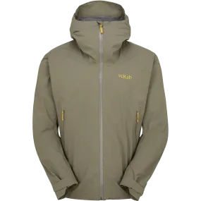 Brown Utility Fit Men's Downpour Light Waterproof Jacket