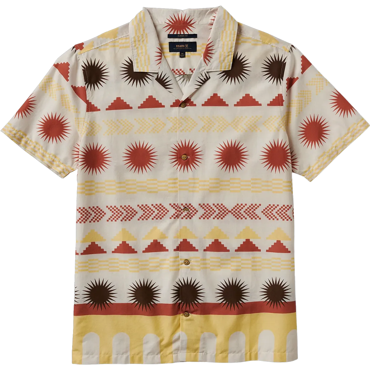 Casual Essentials Men's Gonzo Camp Short Sleeve Woven