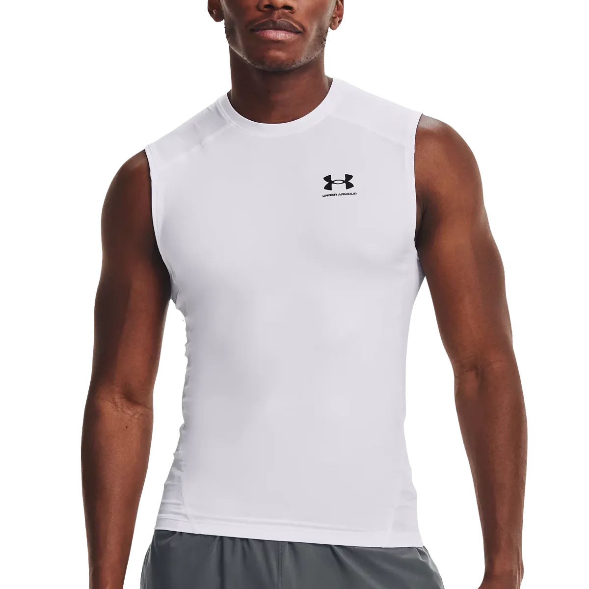 Men's HeatGear Armour Sleeveless SunProtectionFabric