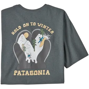 Men's Hold On To Winter Responsibili-Tee Sports Outfit hiking clothes