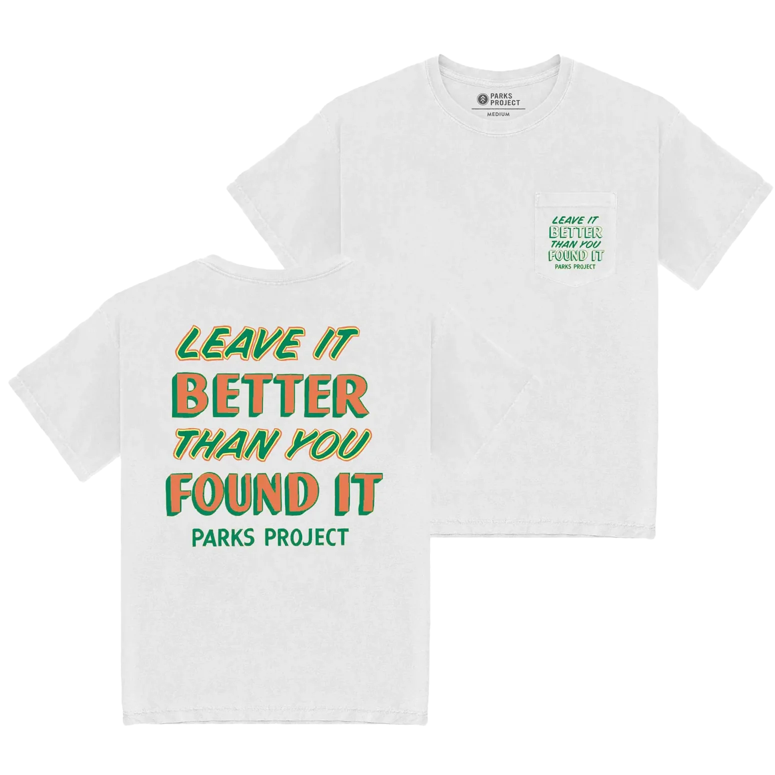 Men's Leave it Better Trail Crew Pocket Tee Layering Essential Timeless Layering