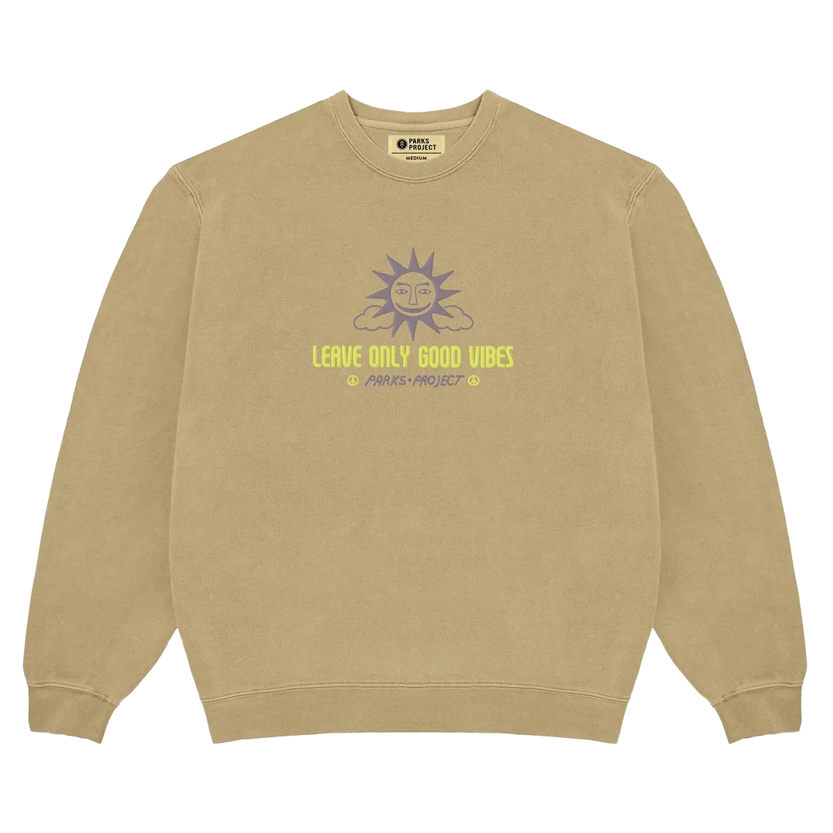 Men's Leave Only Good Vibes Crew Sweatshirt Casual