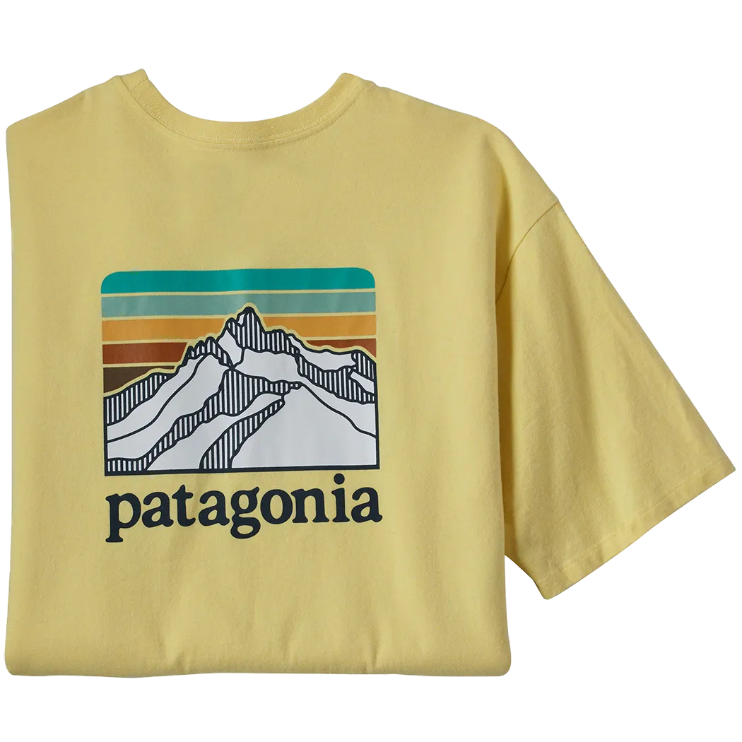 Bright Color Men's Line Logo Ridge Pocket Responsibili-Tee