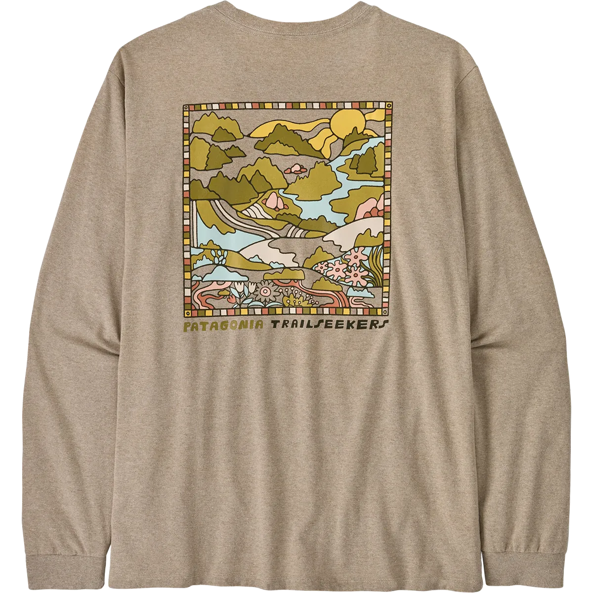 Men's Long Sleeve Trailseekers Responsibili-Tee Trendy All-Day